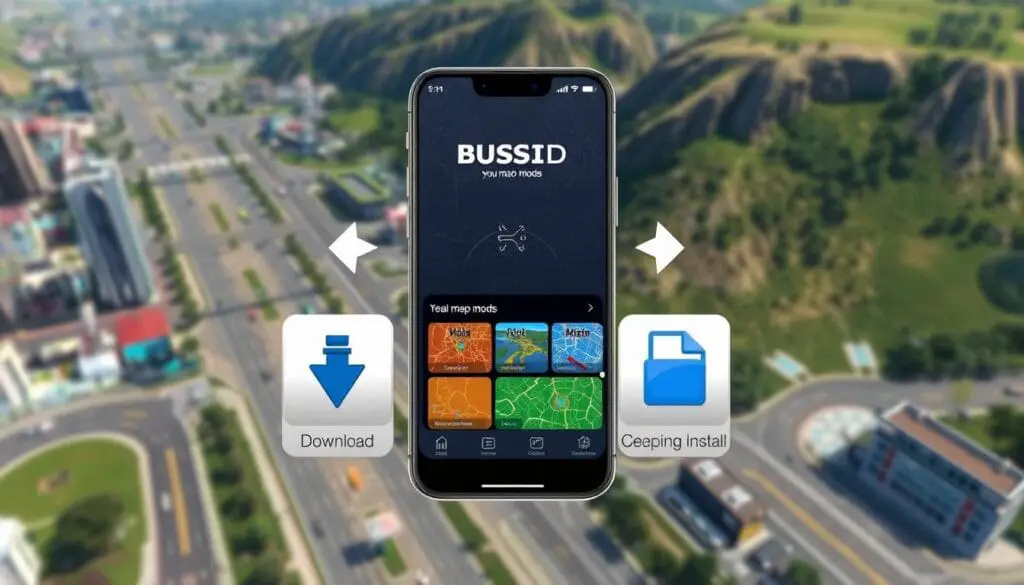 BUSSID map mod installation BUSSID map mod installation